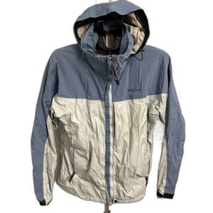 Marmot PreCip Eco Women's Rain Outdoor Snow Jacket Windbreaker Colorblock Size L